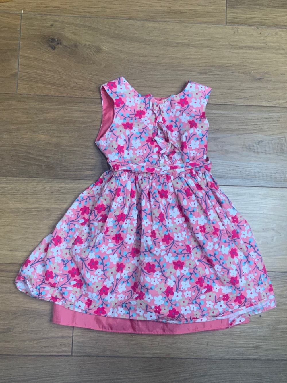 Rocha Little Rocha Pink Flowered Dress Size 3-4